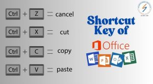 shortcut key of ms office